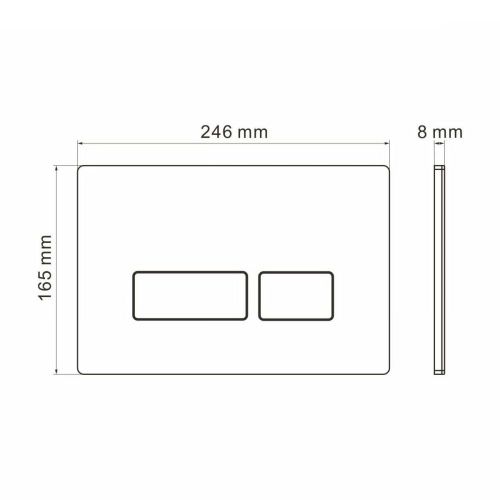 Инсталляция + кнопка смыва Grossman Pragma 97.03.300 - фото 4