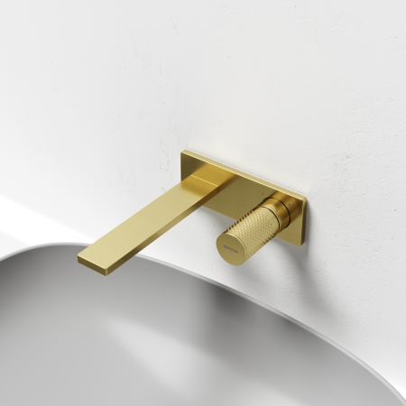 Смеситель для раковины Sancos Nexus SC9013BG встраиваемый в стену золото