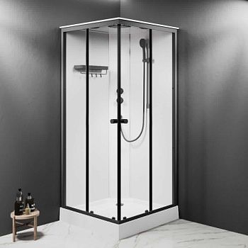 Душевая кабина Am.Pm X-Joy W94C-403-090BT 90х90 квадратная без крыши ориентация универсальная