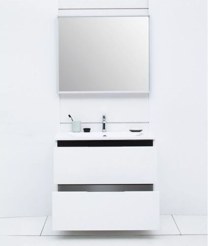 Зеркало с подсветкой De Aqua Алюминиум AL604090S 90х80 подвесное - фото 4