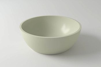 Раковина из искусственного камня Holbi MOON 1.02.001.11.3 40х40 накладная цвет зеленый