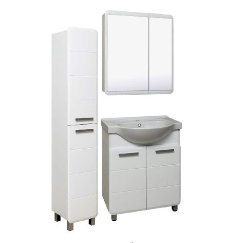 Зеркало-шкаф Runo ЭРИКА УТ000003320 70х80 подвесной цвет белый - фото 4