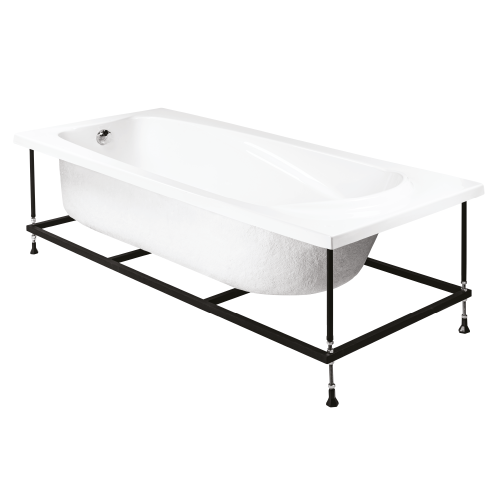 Ванна акриловая Veedi Una SET13118080 180х80 пристенная прямоугольная без каркаса - фото 2