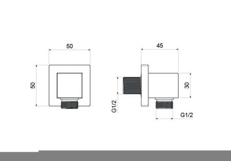 Шланговое подсоединение Aquatek AQ2458CR