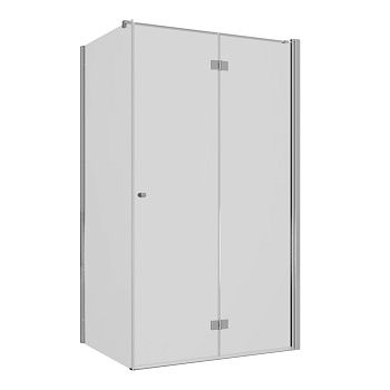 Душевой уголок Ambassador Diamond 12011108R 120х90 стекло прозрачное профиль хром без поддона