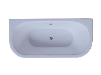 Ванна акриловая Aquatek Морфей MOR190-0000059 190х90 пристенная асимметричная с каркасом без ручек