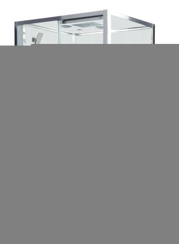 Душевая кабина Acquazzone Viktoria 120SL-R с паром 120х90 прямоугольная с крышей ориентация правая