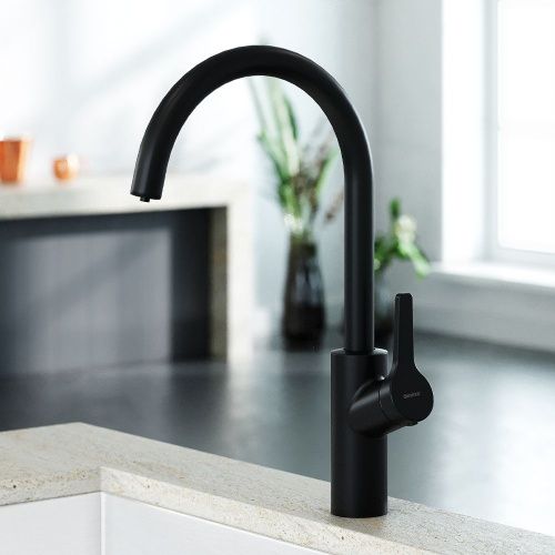 Смеситель для кухни Damixa Eclipse 310721300 на мойку черный - фото 3