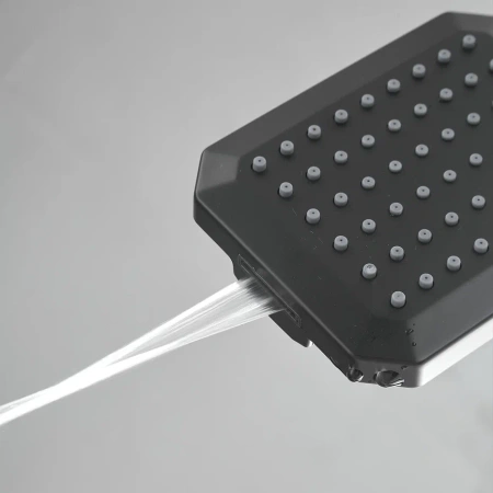 Душевая стойка Shevanik S8836H настенная цвет черный