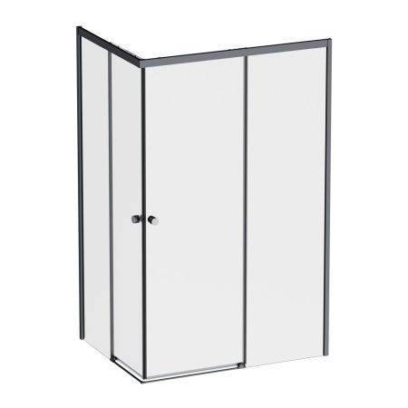 Душевой уголок Am.Pm X-Joy W94G-403-12090-BТ 120х90 стекло прозрачное профиль черный без поддона