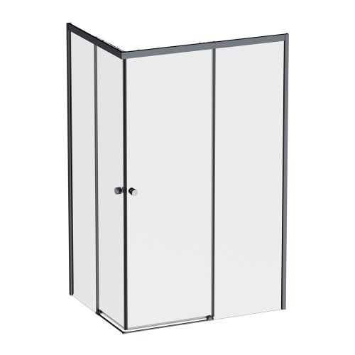 Душевой уголок Am.Pm X-Joy W94G-403-12090-BТ 120х90 стекло прозрачное профиль черный без поддона - фото 2