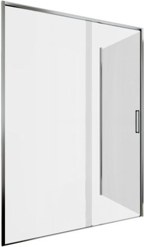 Душевой уголок Aquanet Pleasure Evo AE65-140x80-CT 140х80 стекло прозрачное профиль хром без поддона - фото 3