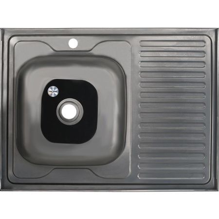 Кухонная мойка Melana 072 t R (*20) 80х60 цвет хром поверхность матовая