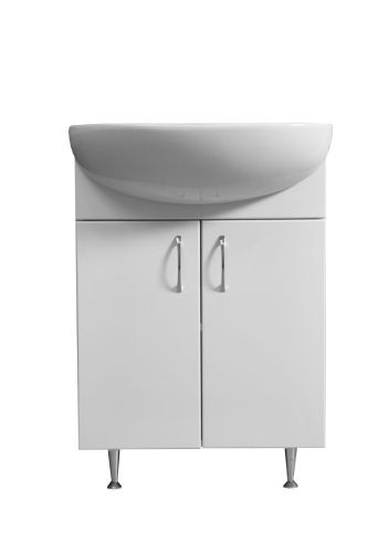 Тумба под раковину Stella Polar Концепт SP-00000047 50х30 напольная цвет белый - фото 5