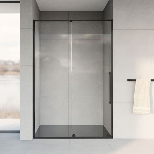Душевая дверь Vincea Arno VPS-1A120CLB 120х200 стекло прозрачное профиль черный