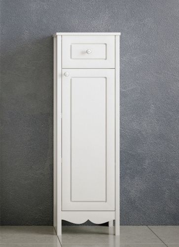 Шкаф-пенал Corozo Блюз SD-00000031 40х120 напольный цвет белый - фото 5