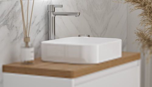 Столешница Velvex KLAUFS st.KLA.90 дуб французский 90х50 накладная цвет дерево - фото 3