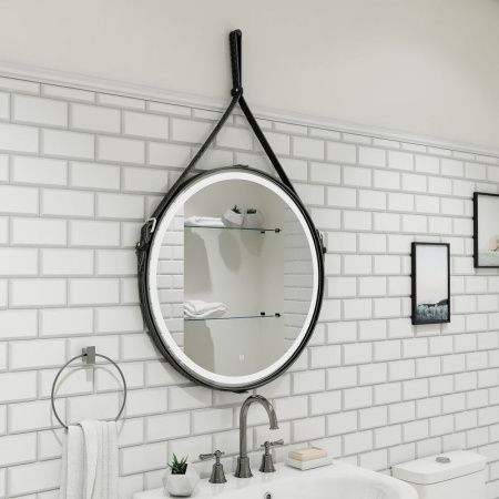 Зеркало Continent Millenium Black ЗЛП969 70х70 подвесное