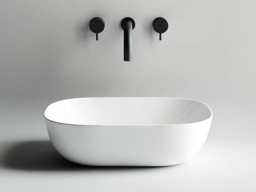 Раковина из сантехнического фарфора Ceramica Nova ELEMENT CN6009 50х30 накладная цвет белый без отверстий под смеситель - фото 4