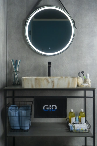 Раковина керамическая Gid Geométrico 54457 60х30 накладная цвет многоцветный без отверстий под смеситель - фото 2