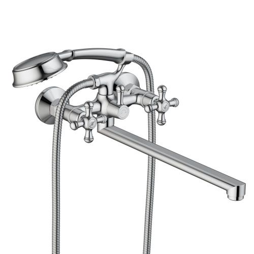 Смеситель для ванны и душа Damixa Retro 239500000 настенный хром - фото 2