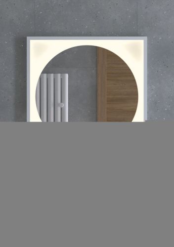 Зеркало с подсветкой Defesto ECLIPSE DF 2237S 70х70 подвесное - фото 3