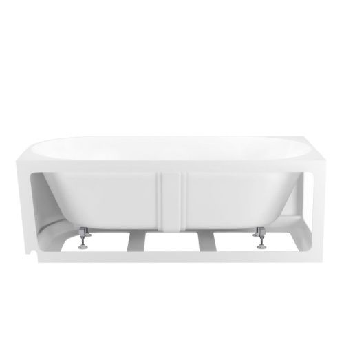 Ванна акриловая Wellsee Festive Fox 287304000 170х80 пристенная асимметричная с ножками - фото 3