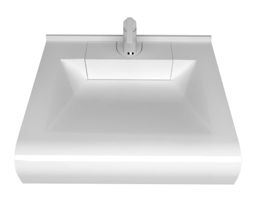 Раковина мебельная из искусственного камня Marko Корса 60 5209600 60х50 подвесная цвет белый - фото 5