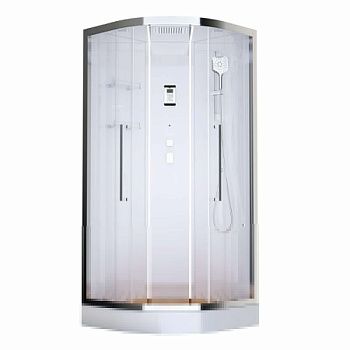 Душевая кабина Acquazzone Alexandra 90 90х90 четверть круга с крышей ориентация универсальная