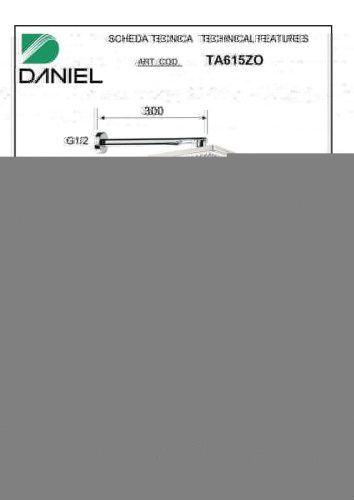 Душевая система Daniel Tiara TA615ZOL-15 встраиваемая в стену цвет черный - фото 2