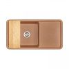 Кухонная мойка Aquaton Беллис 1A725132BS270 95х50 цвет коричневый