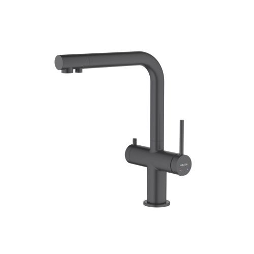 Смеситель для кухни Aquatek ЕВРОПА AQ1385MB на мойку черный