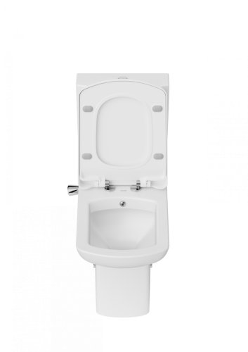 Чаша унитаза напольная Creavit Lara LR360-34CB00E-0001 цвет белый без бачка без сиденья душевой смыв - фото 3