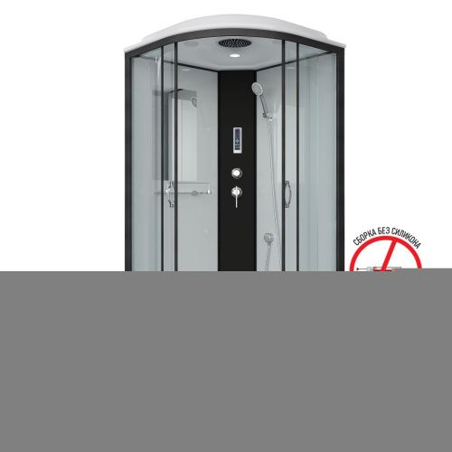 Душевая кабина Niagara Classic 67091414P 100х100 четверть круга с крышей ориентация универсальная - фото 2