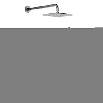 Душевая система Aquatek Европа AQ1376BGM встраиваемая в стену цвет вороненая сталь с термостатом