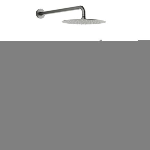 Душевая система Aquatek Европа AQ1376BGM встраиваемая в стену цвет вороненая сталь с термостатом