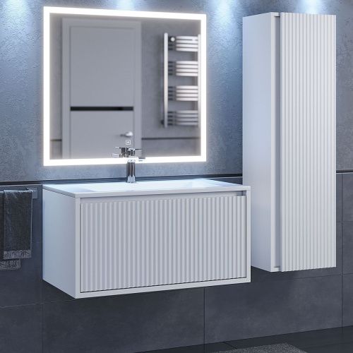 Тумба с раковиной Uperwood Next Premium 3930205168 80х50 цвет белый - фото 2