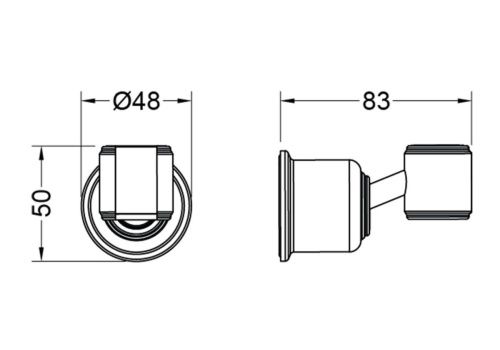 Держатель для душа Aquatek КЛАССИК AQ2407PG золото - фото 3