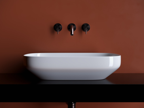 Раковина из сантехнического фарфора Ceramica Nova ELEMENT CN5030 60х40 накладная цвет белый без отверстий под смеситель - фото 5