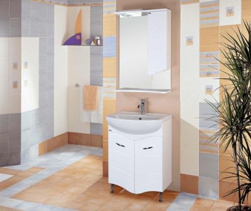 Зеркало-шкаф Onika Лайн 205820 60х80 подвесной цвет белый - фото 2