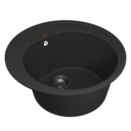 Кухонная мойка Uperwood Quartz Premium UPD-01 3910202103 50х50 цвет черный поверхность матовая