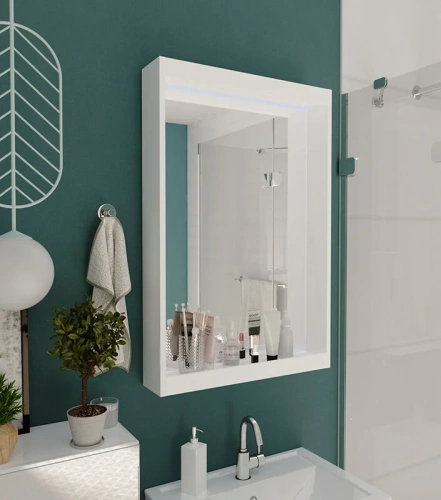 Зеркало с подсветкой 1MarKa Aris У83226 60х90 подвесное - фото 4