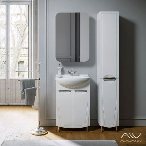 Зеркало-шкаф Alavann Monaco ALV0284001 80х60 подвесной цвет белый - фото 5