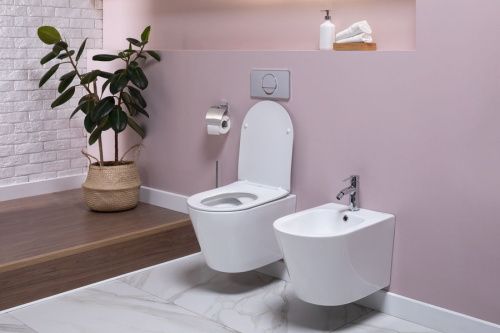 Биде подвесное Aquanet Atago Atago 2.0 B2 цвет белый - фото 3