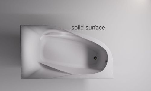 Ванна из искусственного камня Astra-Form Селена 01010081 170х100 угловая асимметричная с ножками - фото 3