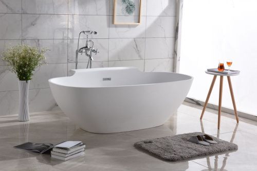 Ванна из искусственного камня Timo LUMI LUMI1770 180х90 отдельностоящая овальная - фото 3