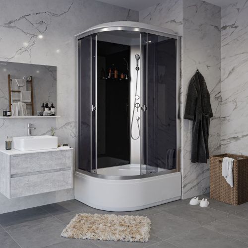 Душевая кабина Niagara Eco E110/80/40R/TN 110х80 асимметричная с крышей ориентация правая - фото 3