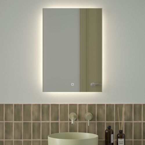 Зеркало с подсветкой Defesto GLOW DF 2504S 50х70 подвесное - фото 3