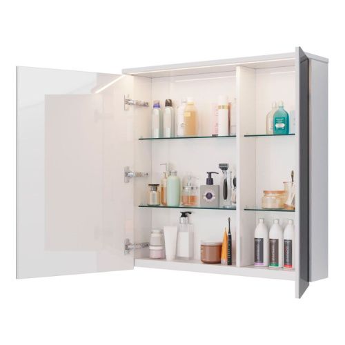 Зеркало-шкаф LeMark Zenon LM80ZS-Z 80х80 подвесной - фото 2