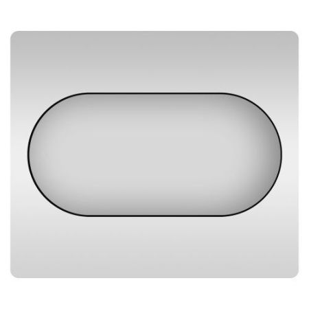 Зеркало Wellsee 7 Rays' Spectrum 172201840 100х50 подвесное